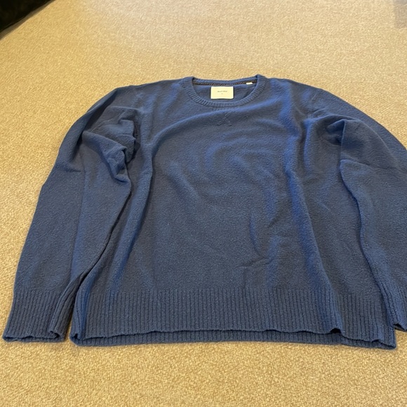 Billy Reid Men Blue Sweater Large Super Soft - Picture 3 of 8